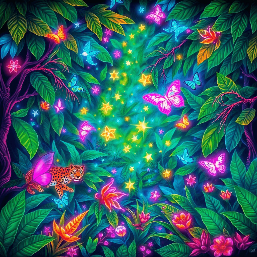 Glow Party in the Jungle