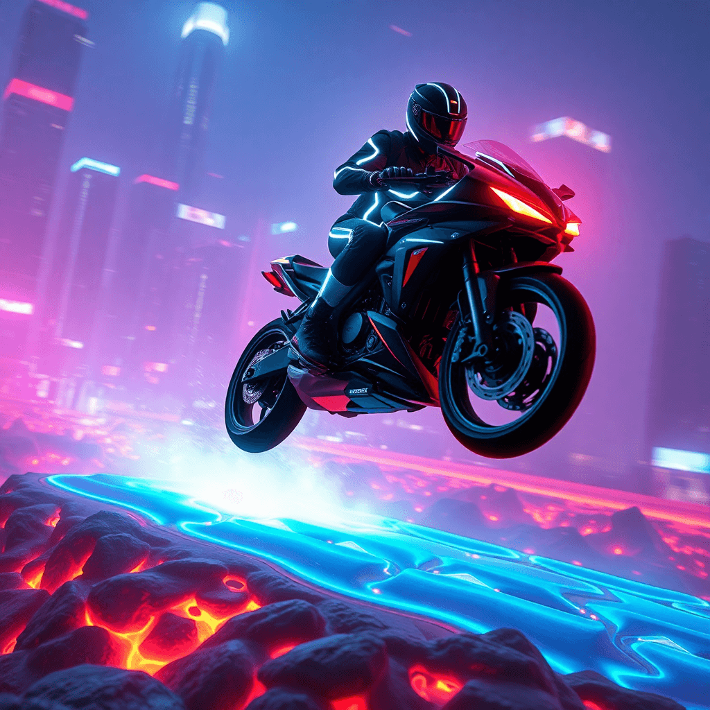 Ride the Neon Leap