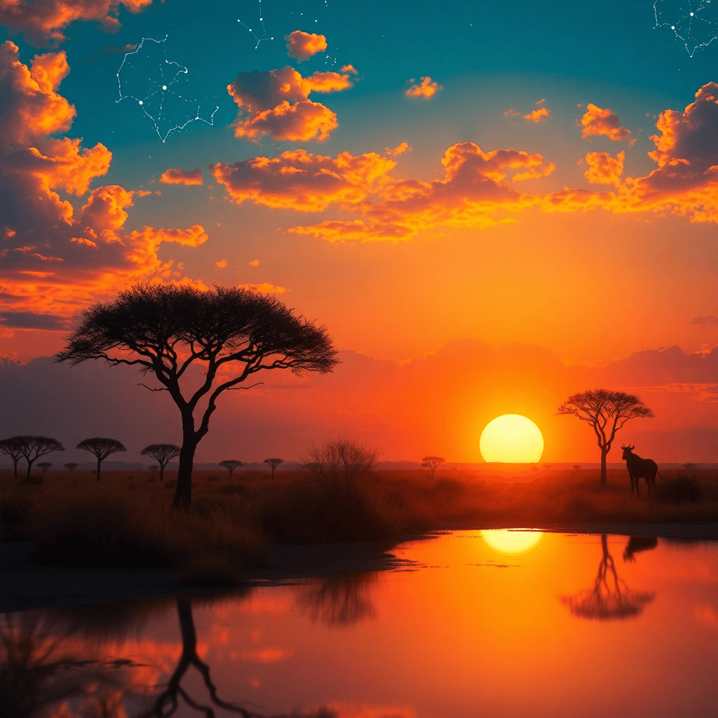 Cosmic Savanna Symphony