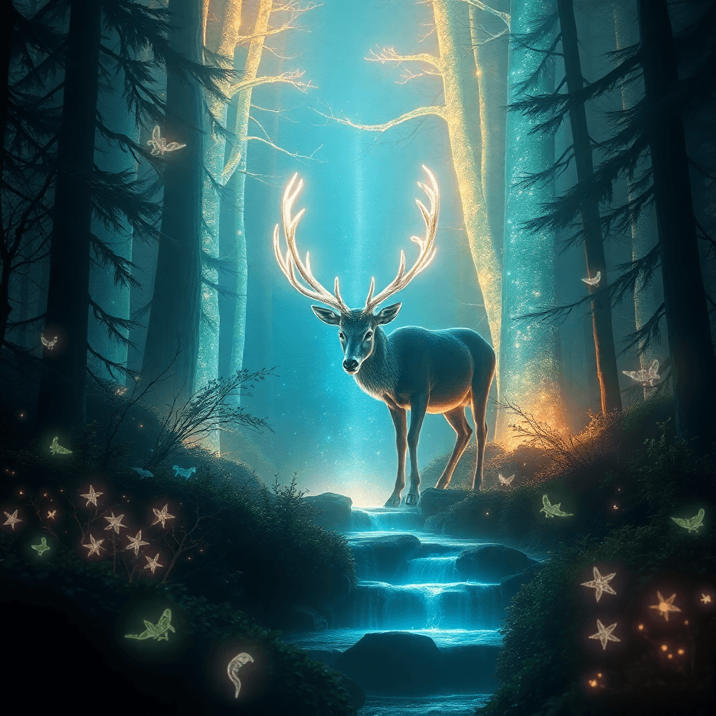 Glowing Antlers, Enchanted Waters