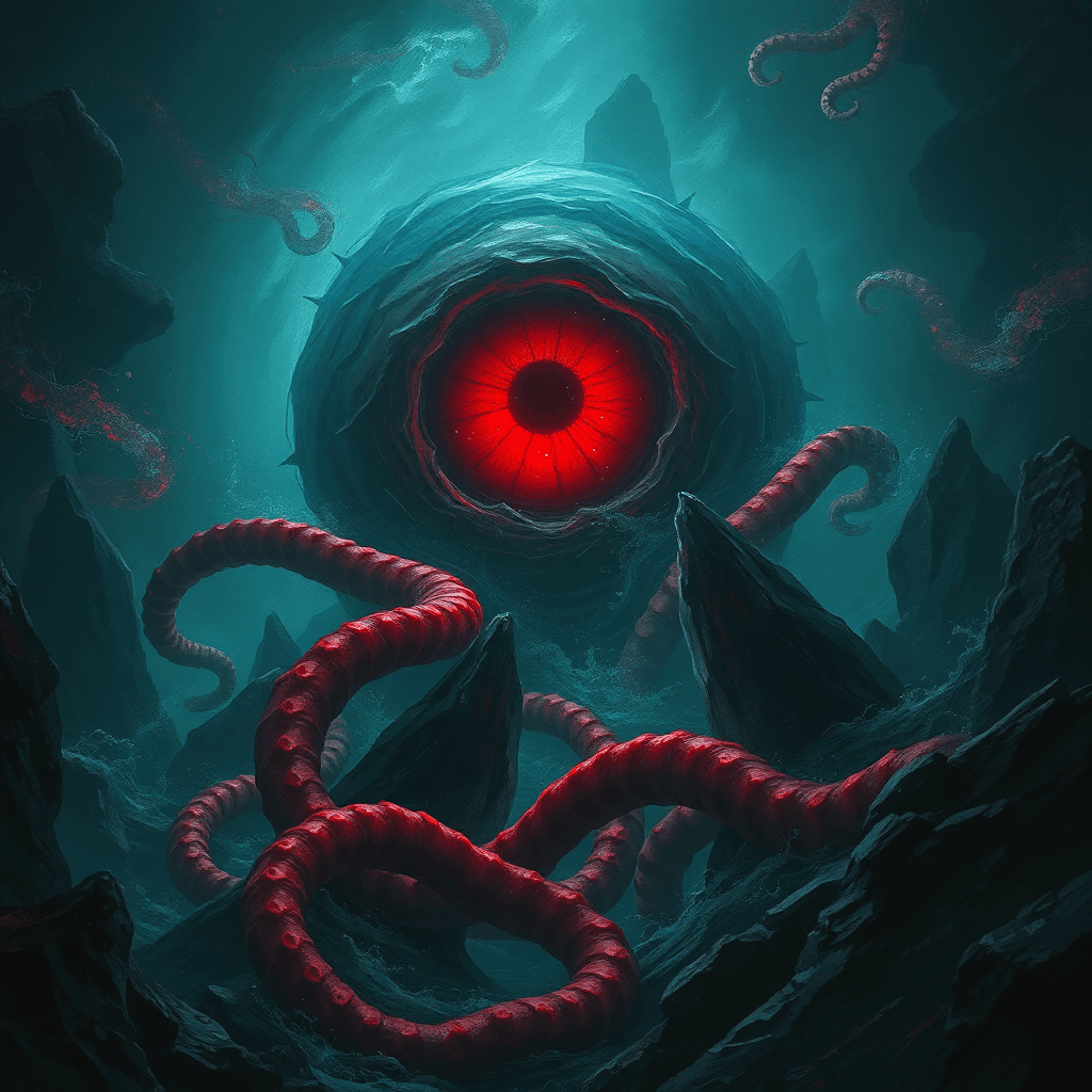 Sea Monster's Awkward Eye Contact