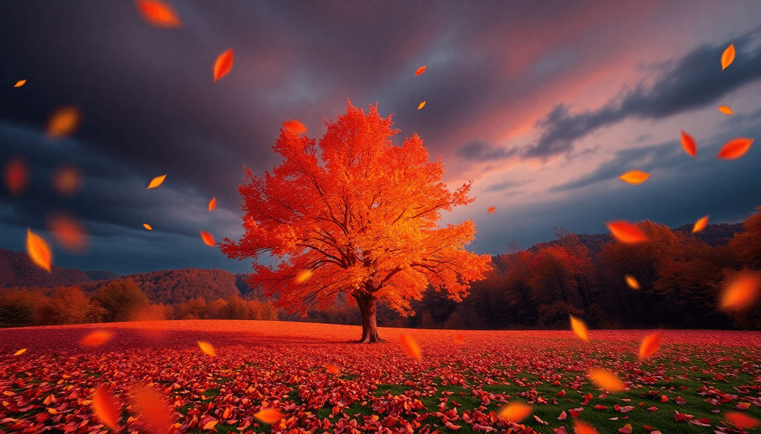 Nature's Kaleidoscope: Autumn's Color Dance