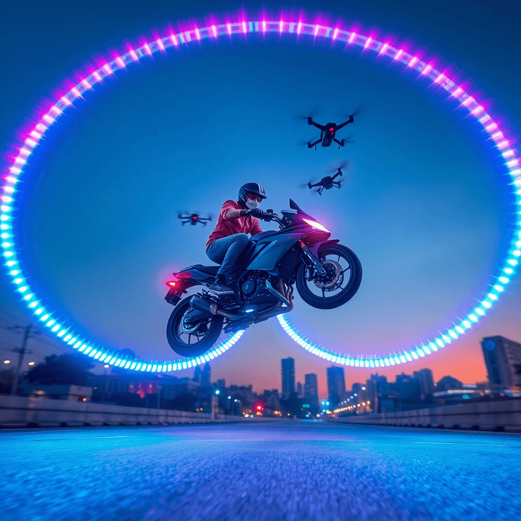 Drones, Hoops, and Twists